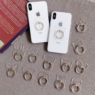 Suporte Transparente Acrilico, Dobrável do Soquete Para Celular/Tablete,  Da Anel, Desenha Variado em Oferta na Shopee