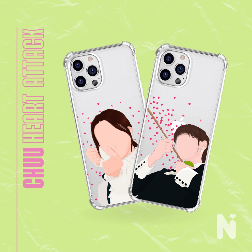 Combo Case Capinha De Celular Loona Chuu E Yves Heart Attack + Suporte para Celular - Kpop