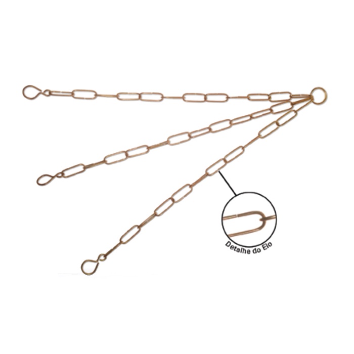 Kit 5 Corrente 34 cm para pendurar xaxim vaso pratos Cuias em Oferta na Shopee