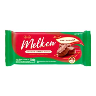 Chocolate Barra Com Leite Vegano 500g Base De Planta Melken