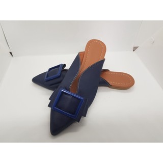Kit 2 Pares Mule Feminino Sandália Rasteira Scarpin Muller sapatilha Sapato Laço Bico Quadrado Confortável