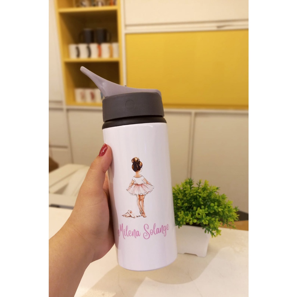 SQUEEZE PERSONALIZADA BAILARINA COM NOME - TRAGA SUA IDEIA QUE NOS PERSONALIZAMOS. em Oferta na Shopee
