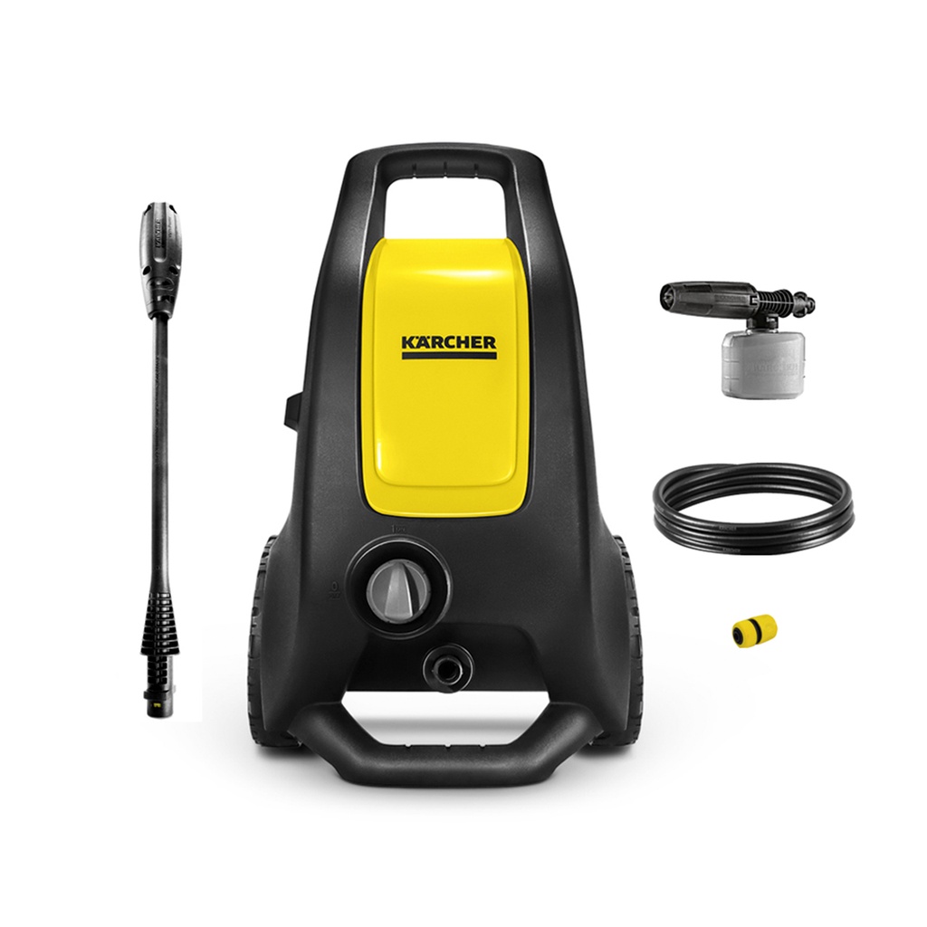 Lavadora de Alta Pressão Kärcher K2.500 Black 1740 PSI/Libras 360L/h 1500W com Jato Leque e Aplicador de Detergente