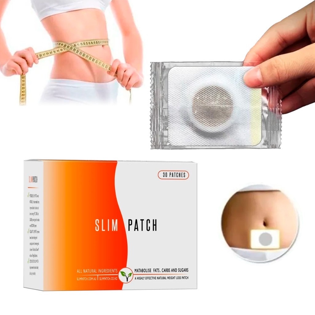 30 adesivos slim patch emagrecedor queima de gordura emagrecer perca peso