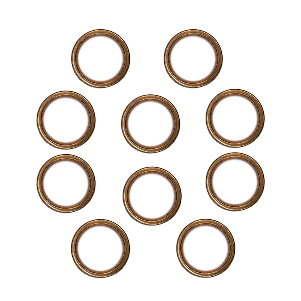 Anel Vedação Escape Cg Ml todas Titan 125 Titan 150  Fan 125 Fan 150  com 10 Unidades Kit