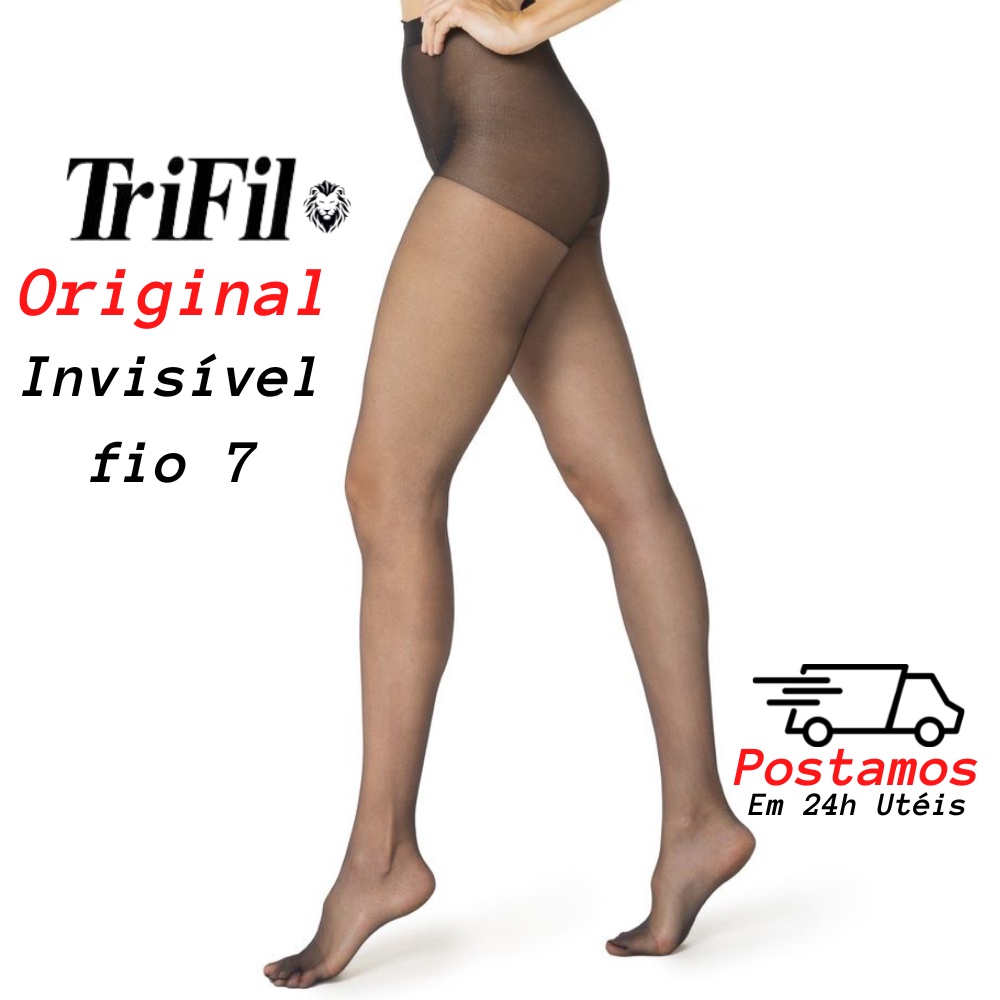 Meia calça Invisível Trifil Fio 7 Denier Efeito Maquiagem Super Fina L0 6731 em Oferta na Shopee