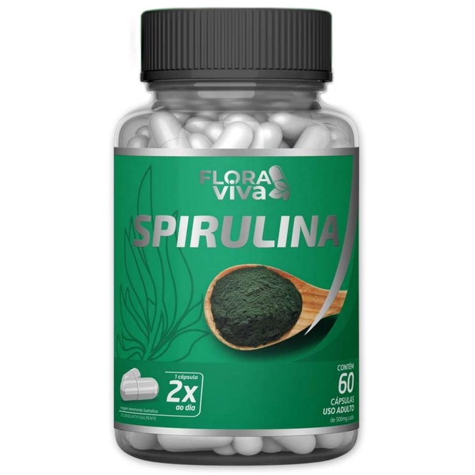 Spirulina Pura 120 Caps Original  500mg