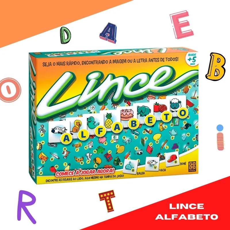 Jogo Interativo Lince Alfabeto - Grow 3448 - Hobbies & Collections