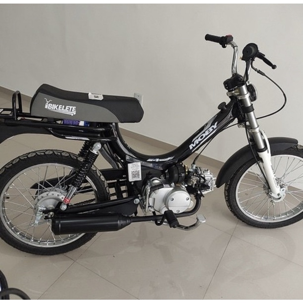 Mobilete Bikelete Moby 4 Tempos Marchas Bicicleta Motor