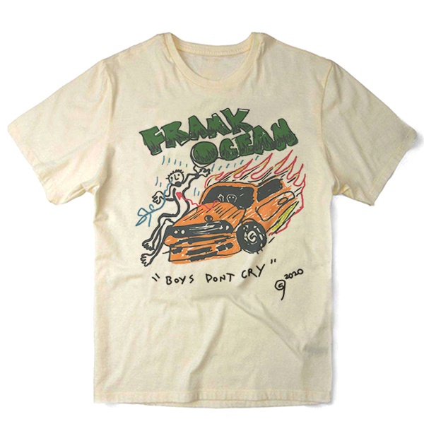 Camiseta Algodao Frank Ocean Unissex em Oferta na Shopee