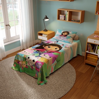 Jogo de Lençol Infantil  A Casa Magica da Gabby em Oferta na Shopee