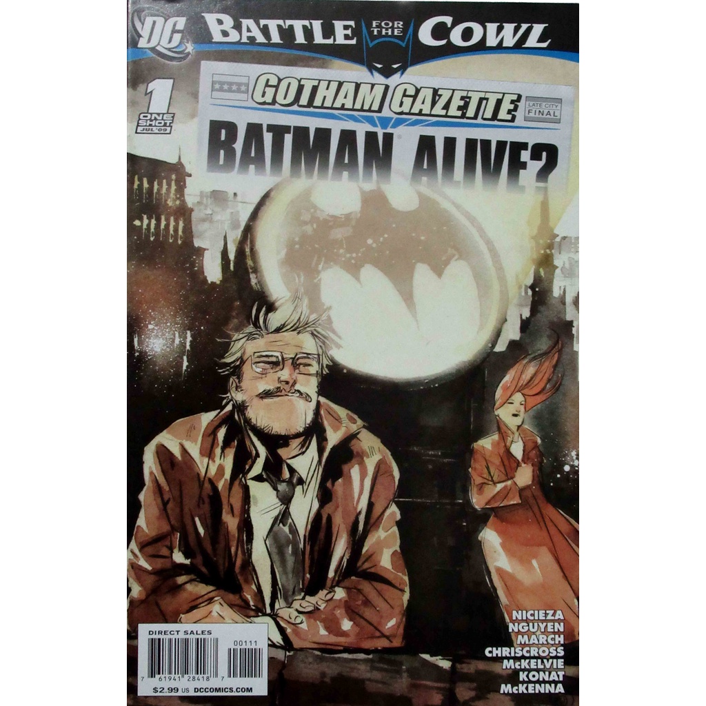 Hq importada Gotham Gazette Batman Alive? One Shot - Julho 2009