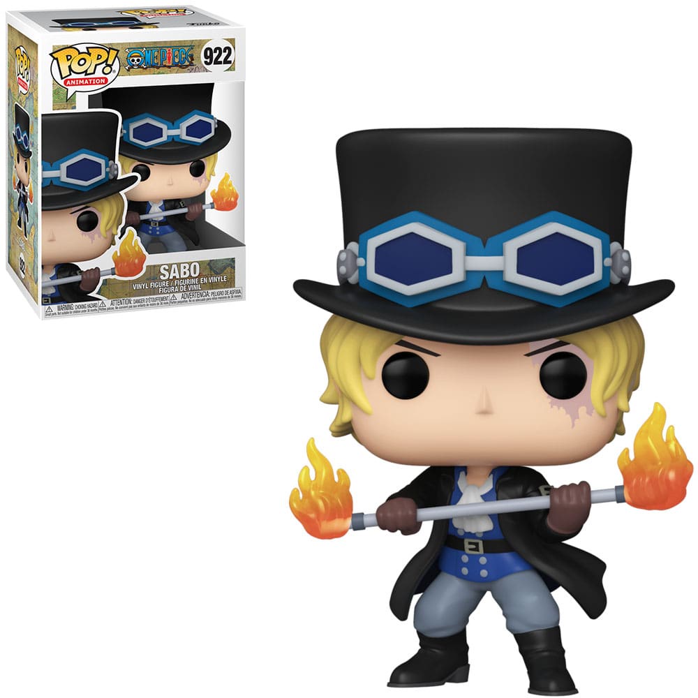 FUNKO POP ONE PIECE - SABO 922 NOVO ORIGINAL em Oferta na Shopee