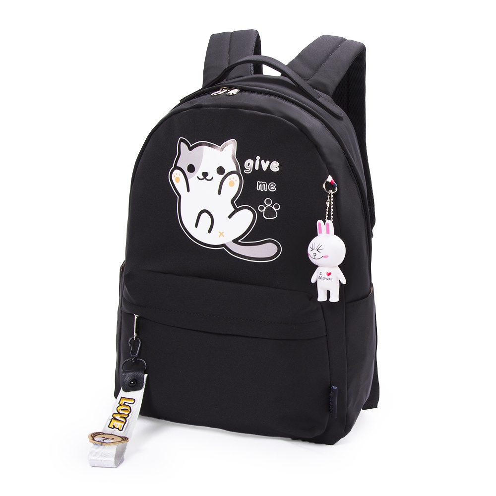 Mochila Escolar Juvenil Faculdade Reforçada Gatinho Teen Yupe em Oferta na Shopee