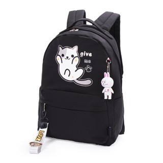 Mochila Escolar Juvenil Faculdade Reforçada Gatinho Teen Yupe