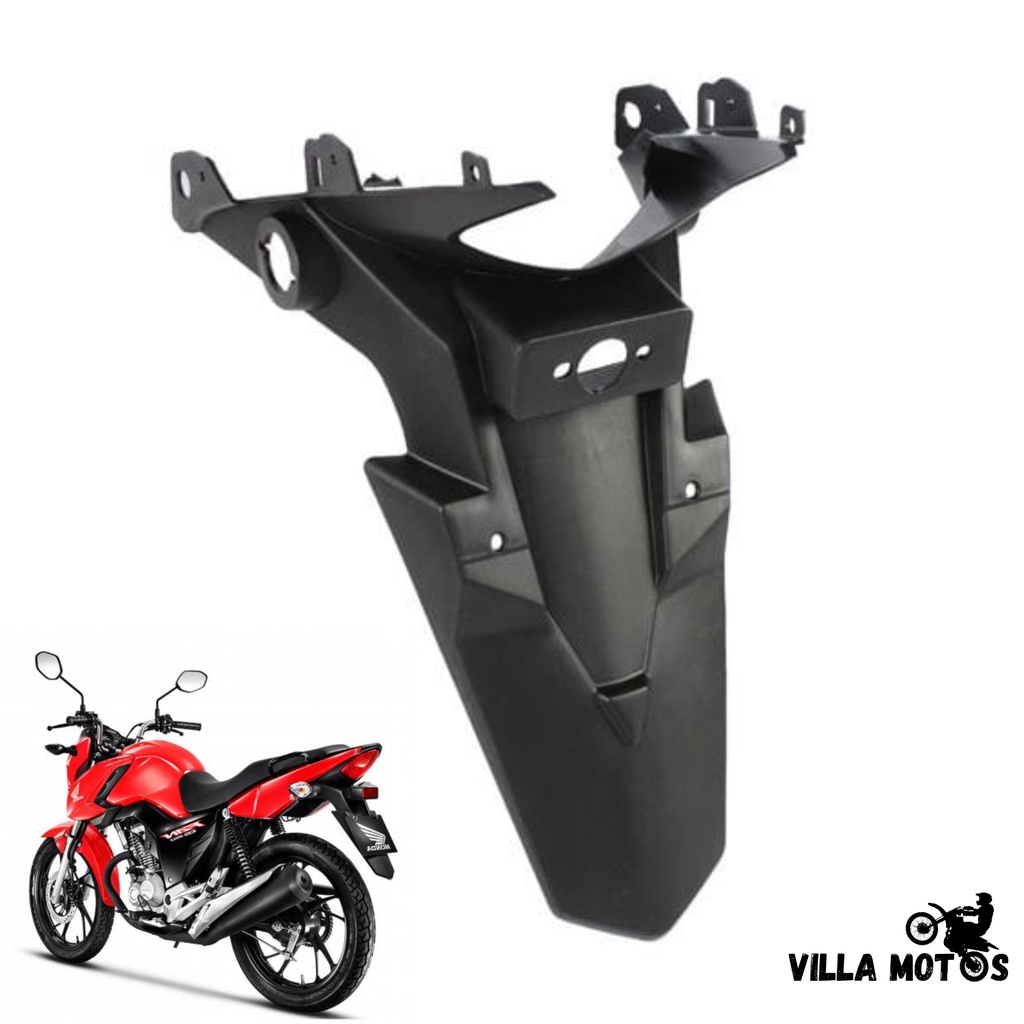 Paralama Traseiro Suporte da Placa  Cg Fan 125/150/160 2014 A 2023/ Cg Titan 125/150 14/15