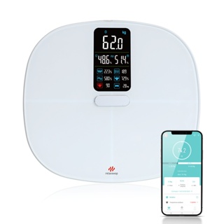 BALANÇA BIOIMPEDÂNCIA DIGITAL BIO PLUS VIDRO TEMPERADO em Oferta na Shopee