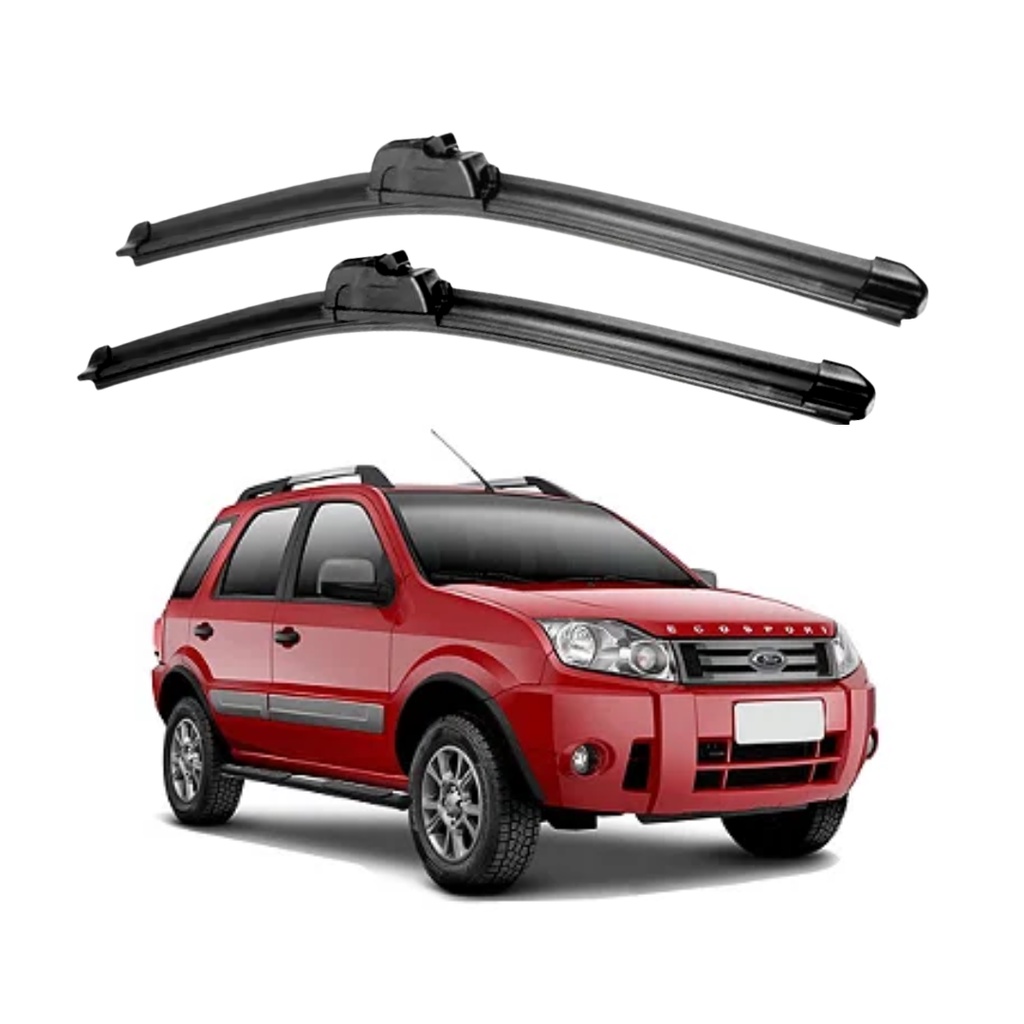 Par de Palheta Limpador de Parabrisa Dianteiro Ford Ecosport 2003 á 2012 em Oferta na Shopee