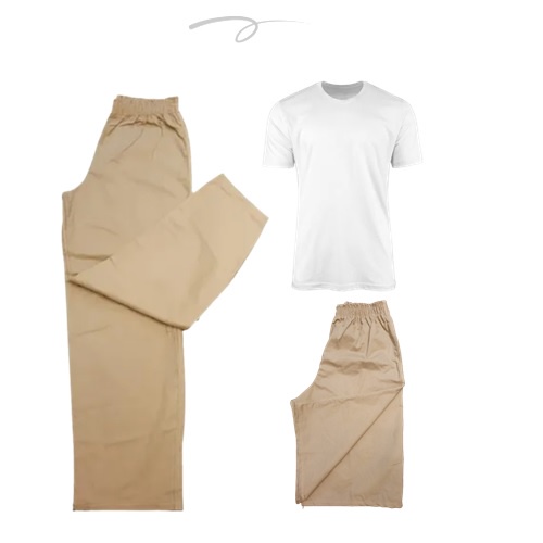 Kit Calca Bermuda camiseta Presidio Padrao Cdp Detento