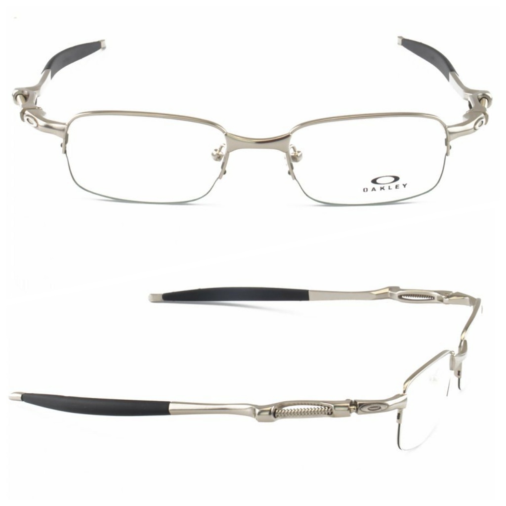 Armação Óculos Oakley Grau Mola Lupa