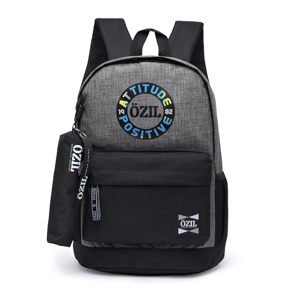 Kit Mochila Ozil Original C/ Estojo Reforçado Faculdade Trabalho Casual - Men Bags