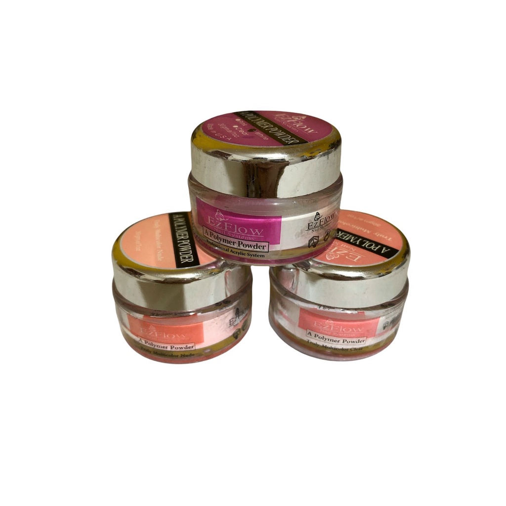 Pó Acrílico Ezflow 30g Alongamento Acrigel Nails