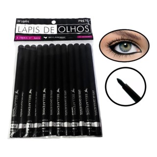 12UN BELLA FEMME BF10004 LAPIS RETRATIL P/ OLHOS PRETO