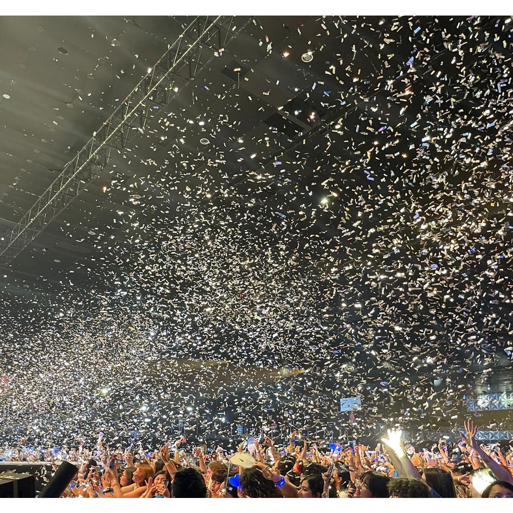 Lançador de Papel Picado Glitter (Metalizado) - PARA SHOWS E EVENTOS em Oferta na Shopee