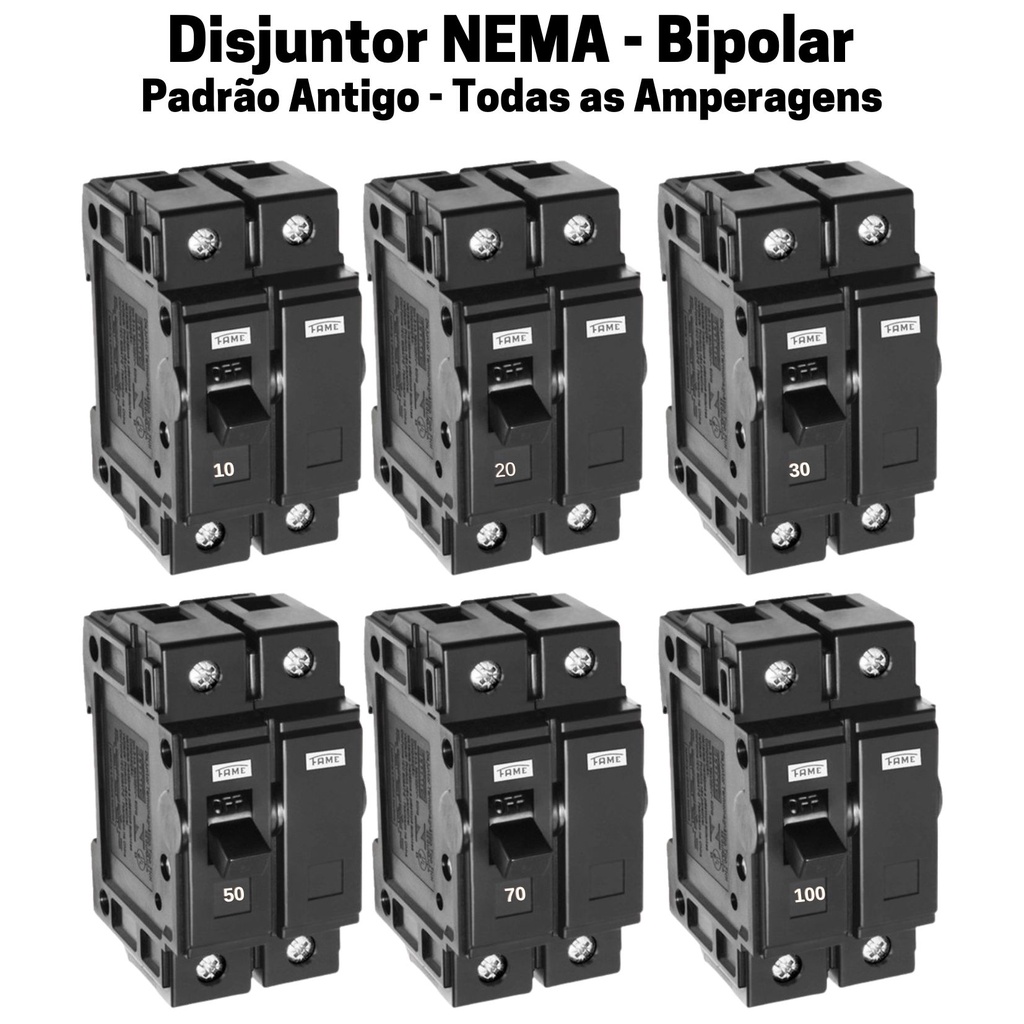 Disjuntor Nema Bipolar 40a: Onde Comprar | BuscaProdutos