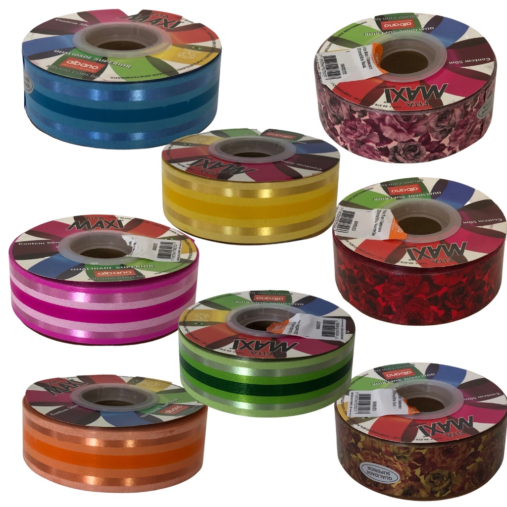 Fita Decorada 32x50 M Albano Para Laços