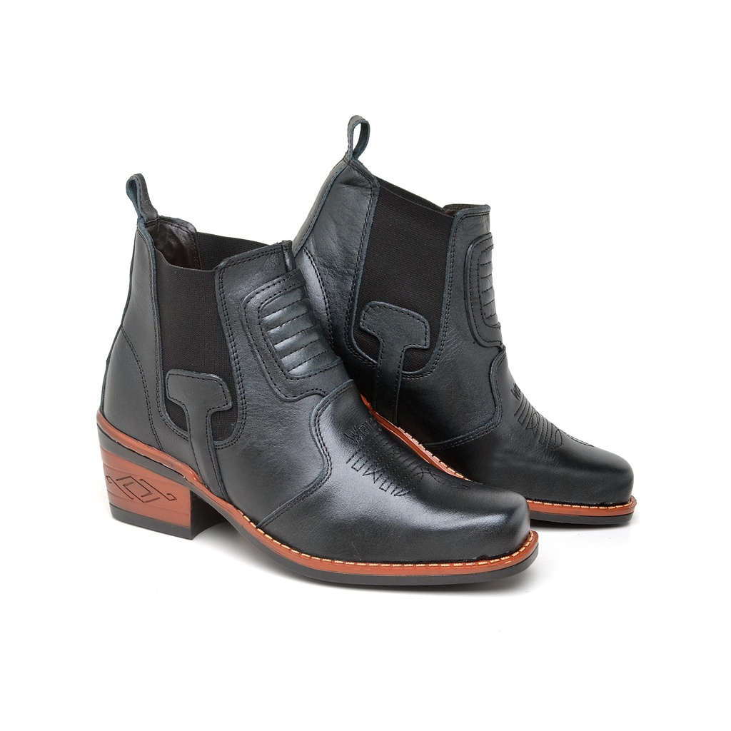 Botas Country 100 % Couro Legitimo.1011 em Oferta na Shopee