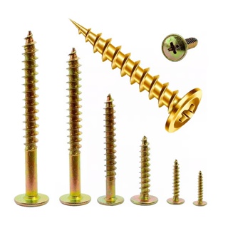 500 Parafuso Chipboard 4.0 mm Para Moveis - Madeira e MDF - Cabeça Flangeada  - Bicromatizado em Oferta na Shopee