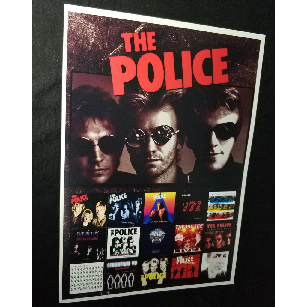 The Police poster cartaz musica vinil cd Banda Pop punk rock new wave Sting