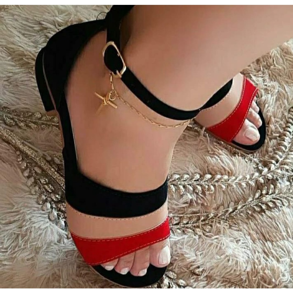 Sandalia Rasteirinha Rasteira Amarraçao Valentina em Oferta na Shopee