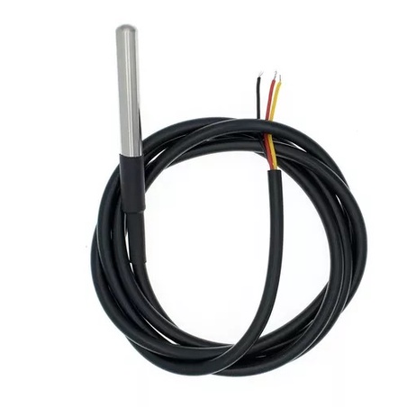 Sensor De Temperatura Ds18b20 A Prova D'água 1 Metro [ código 346 ]