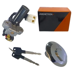 Kit Chave Ignição Cg 150 Fan 2011 2012 2013 (2 Peças) Chave Longa