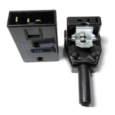 Tomada Plug Macho Fêmea Maquina Cortar Tecido Tipo Eastman