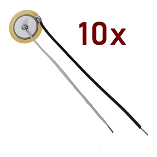 Pastilhas Cápsula 20mm 2cm piezoelétrica 10 unidades pastilha piezo transdutor