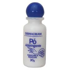 pó adstrigente hemostaticos pra cicatrizaçao para manicure 30g grande dermacream