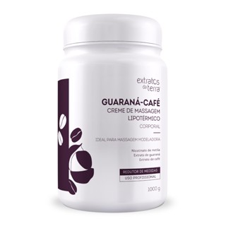 Creme de Massagem Hiperêmico VItta guaraná café 1000 G - Extratos da Terra