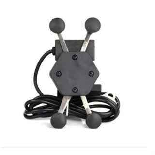 Suporte Garra Para Celular Gps Moto Com Carregador Usb - TOPMIX