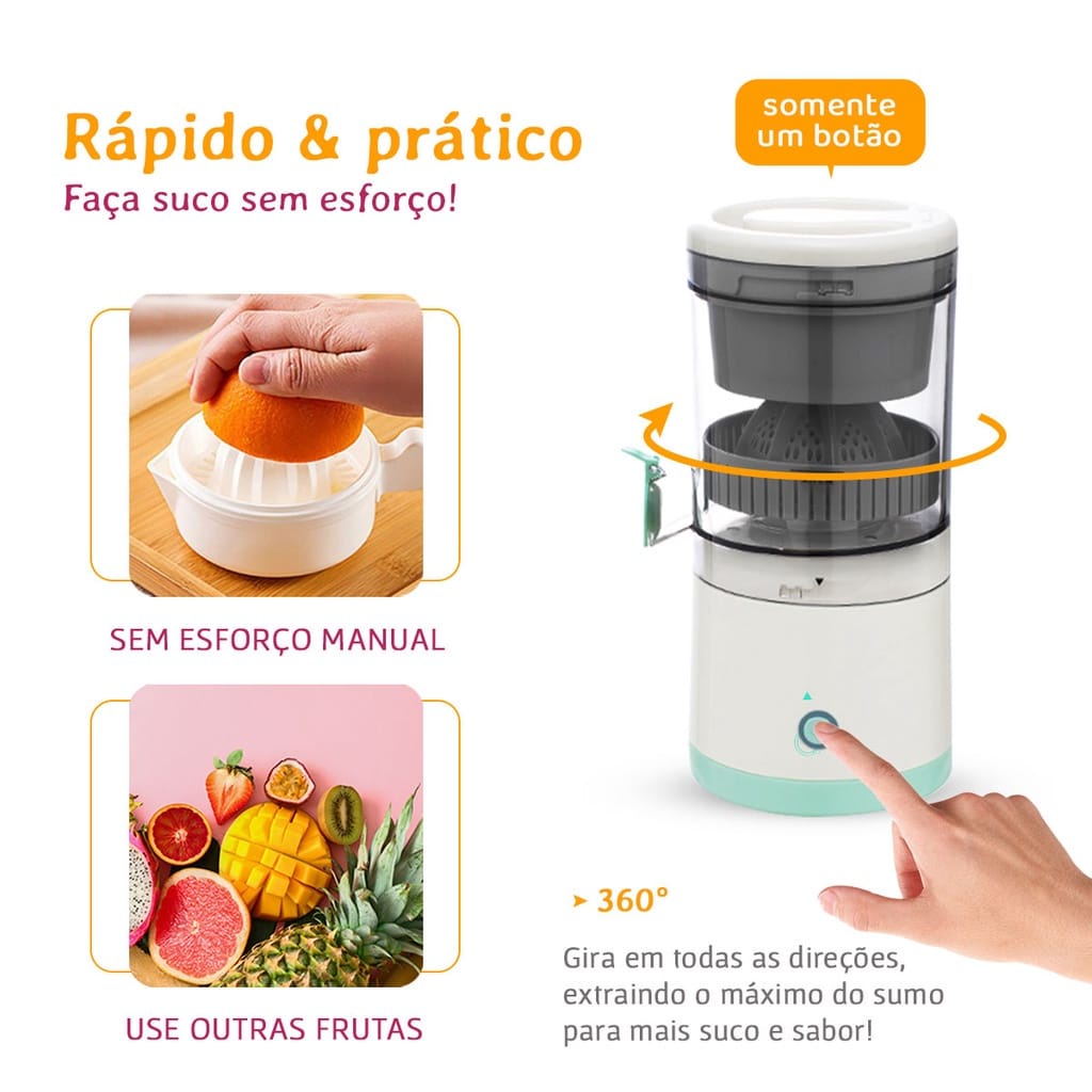 Espremedor Extrator Industrial Sucos Laranja Limão Frutas Inox Copo espremedor de laranja espremedor de suco fruta frutas elétrico