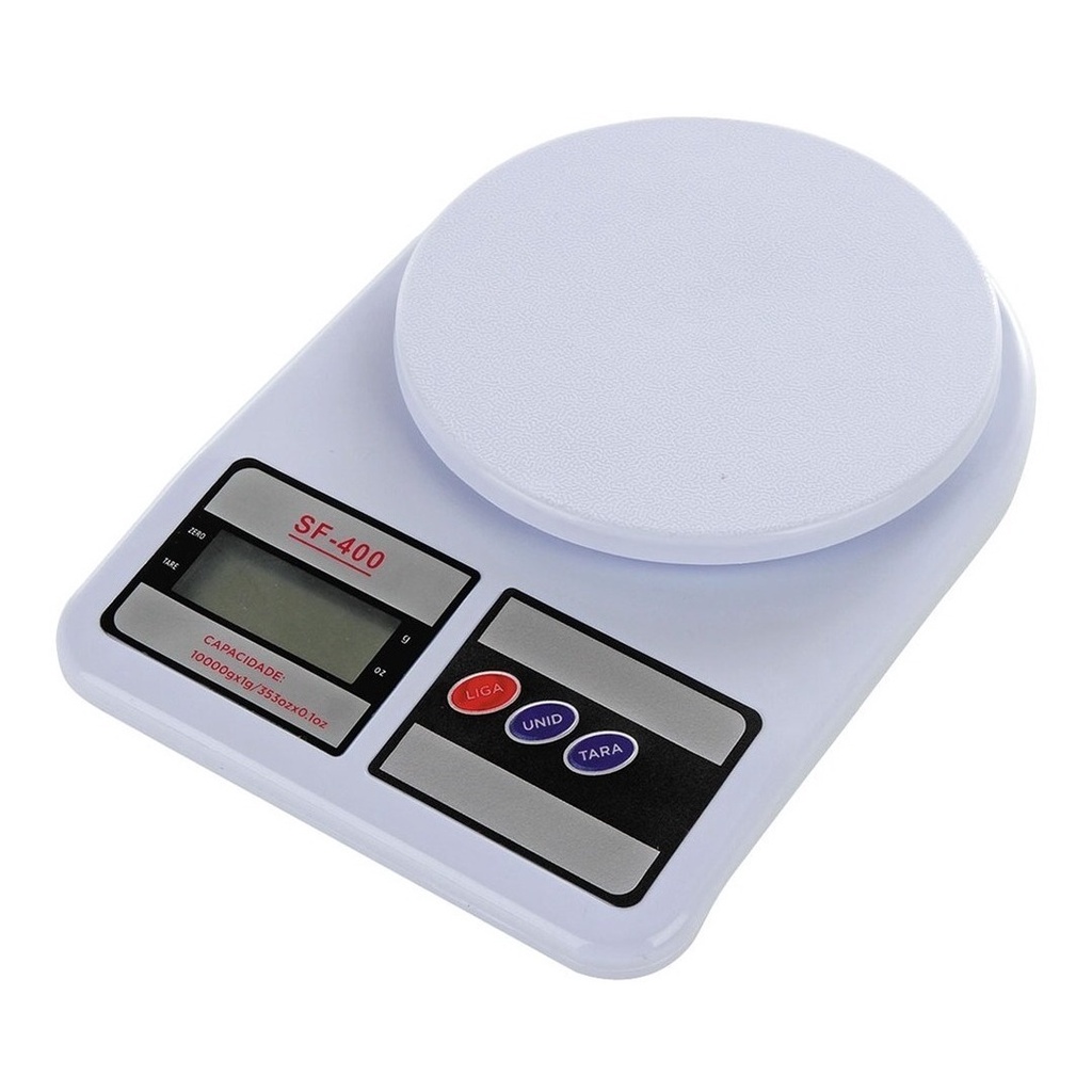 Imagem Balança Digital de Cozinha de Precisão 1g a 10Kg SF400 - Nutrição e Dieta