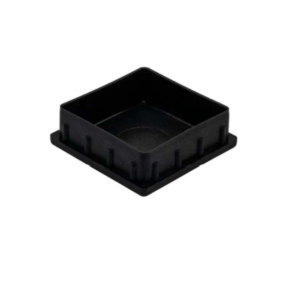Tampa Ponteira Interna  Embutir Metalon 60mm X 60 Mm  KIT 10 PEÇAS em Oferta na Shopee