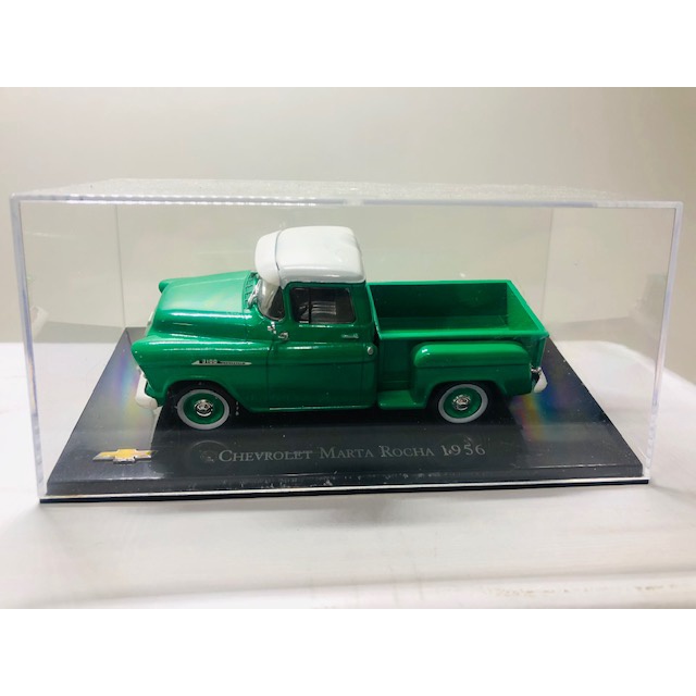Miniatura Carro carrinho Camionete Chevrolet Marta Rocha 1956 Colecionável Coleção 1/43