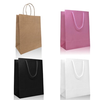 Sacola Papel Colorida Grande - 30x40x12 - Kit 10/50 Un. em Oferta na Shopee