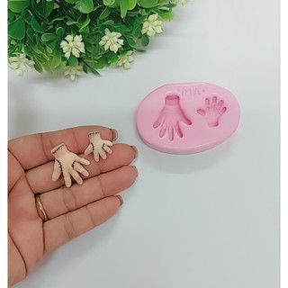 Molde de Silicone Mãozinha P - MA1087