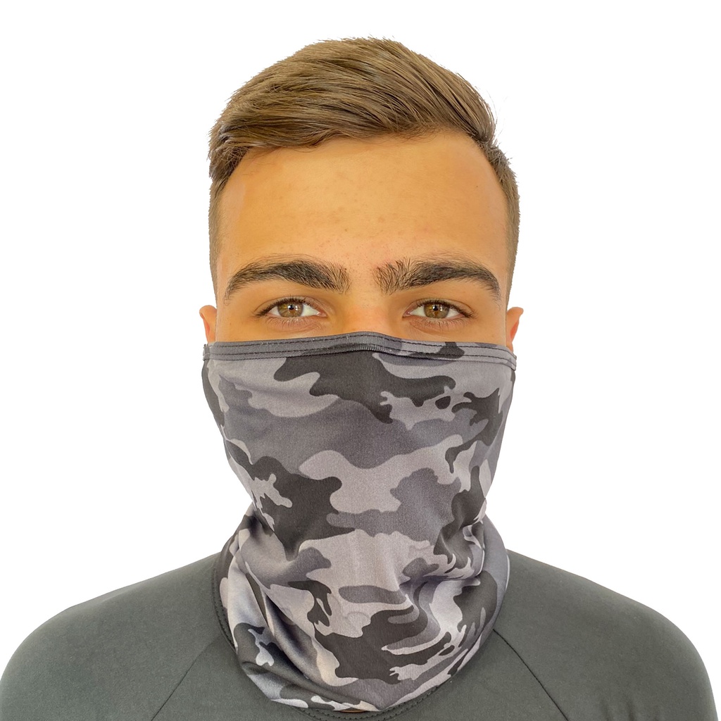 Bandana Balaclava Camuflada Proteção UVs para Ciclismo Motocross e Trilha