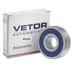 Kit 02 Rolamento 6303 Ddu Vetor / Vto 17/47/14 Mm Vto6303