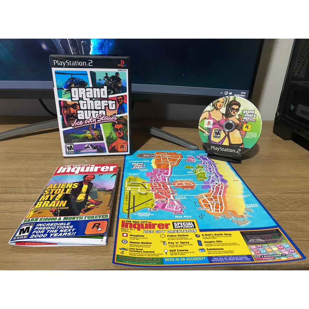 Grand Theft Auto Liberty City Stories  Jogo Original para Playstation 2 -  Escorrega o Preço